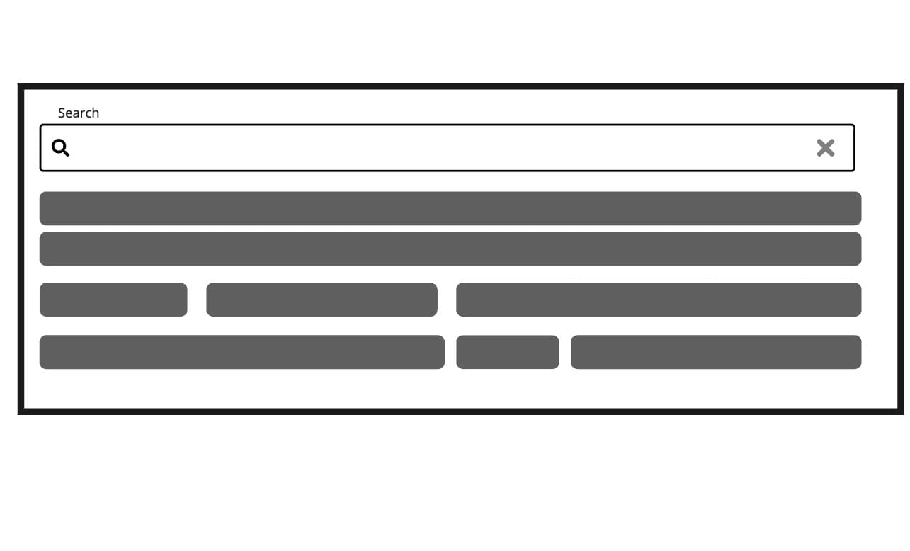 Do: Position the search field prominently
